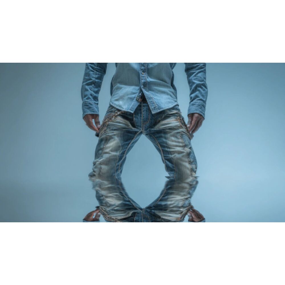 NWT Stone Falcon Men's Athletic Fit Jeans Size 36x30 Blue Denim